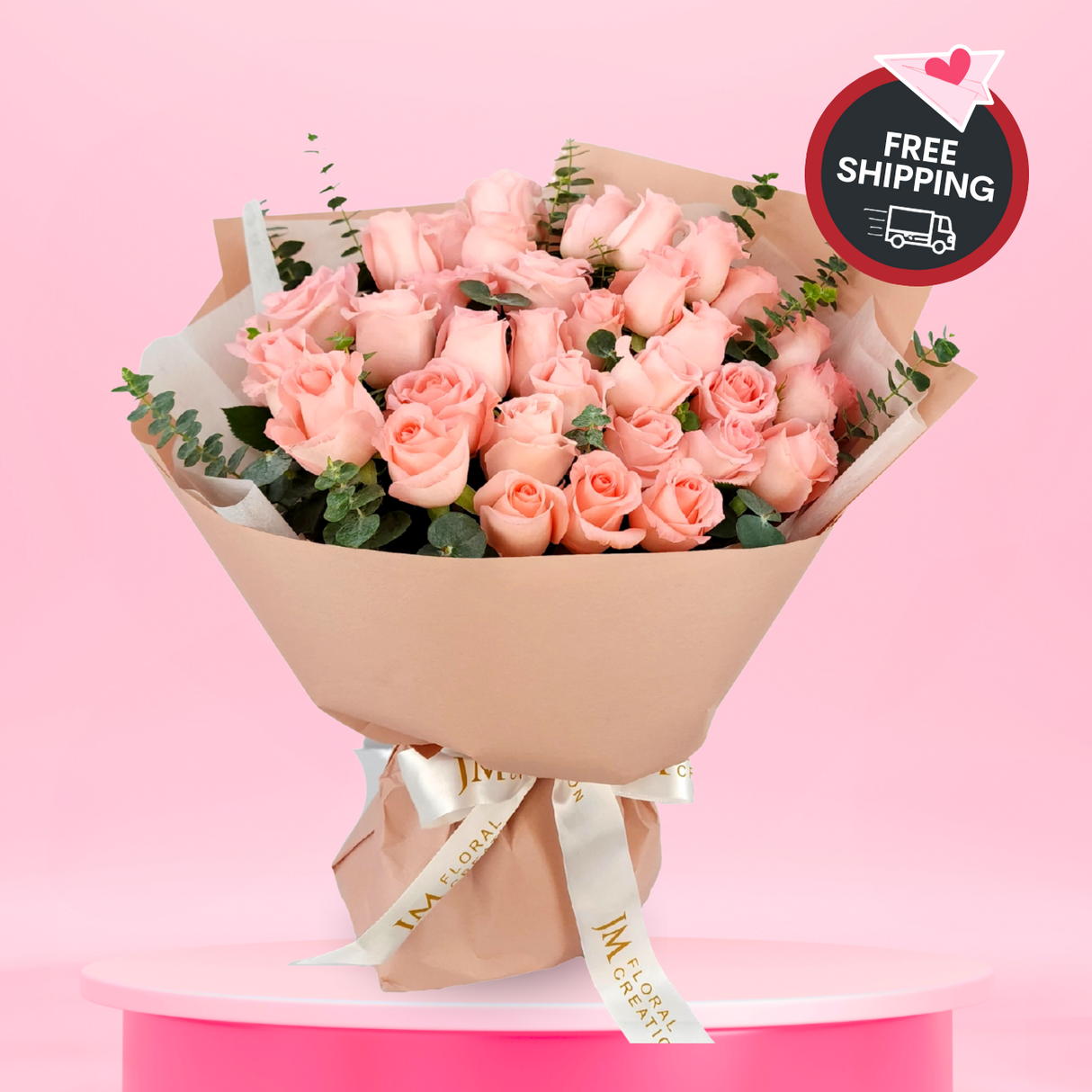Helena (33 Roses) - Valentine Flower Bouquet