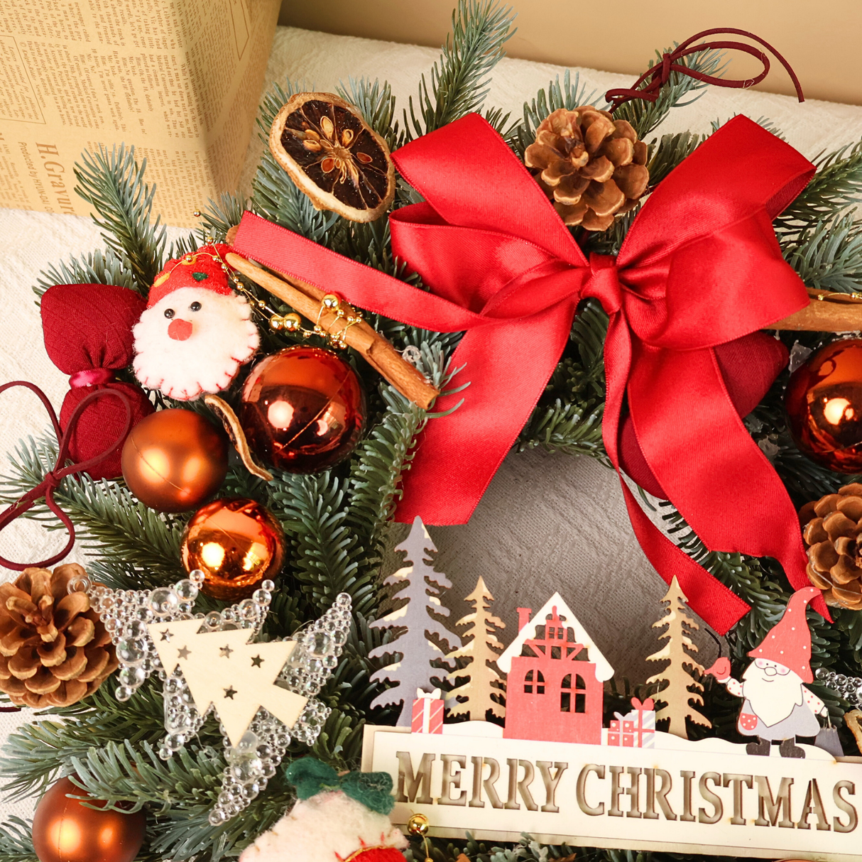 Jolly Glade - Christmas Artificial Wreath