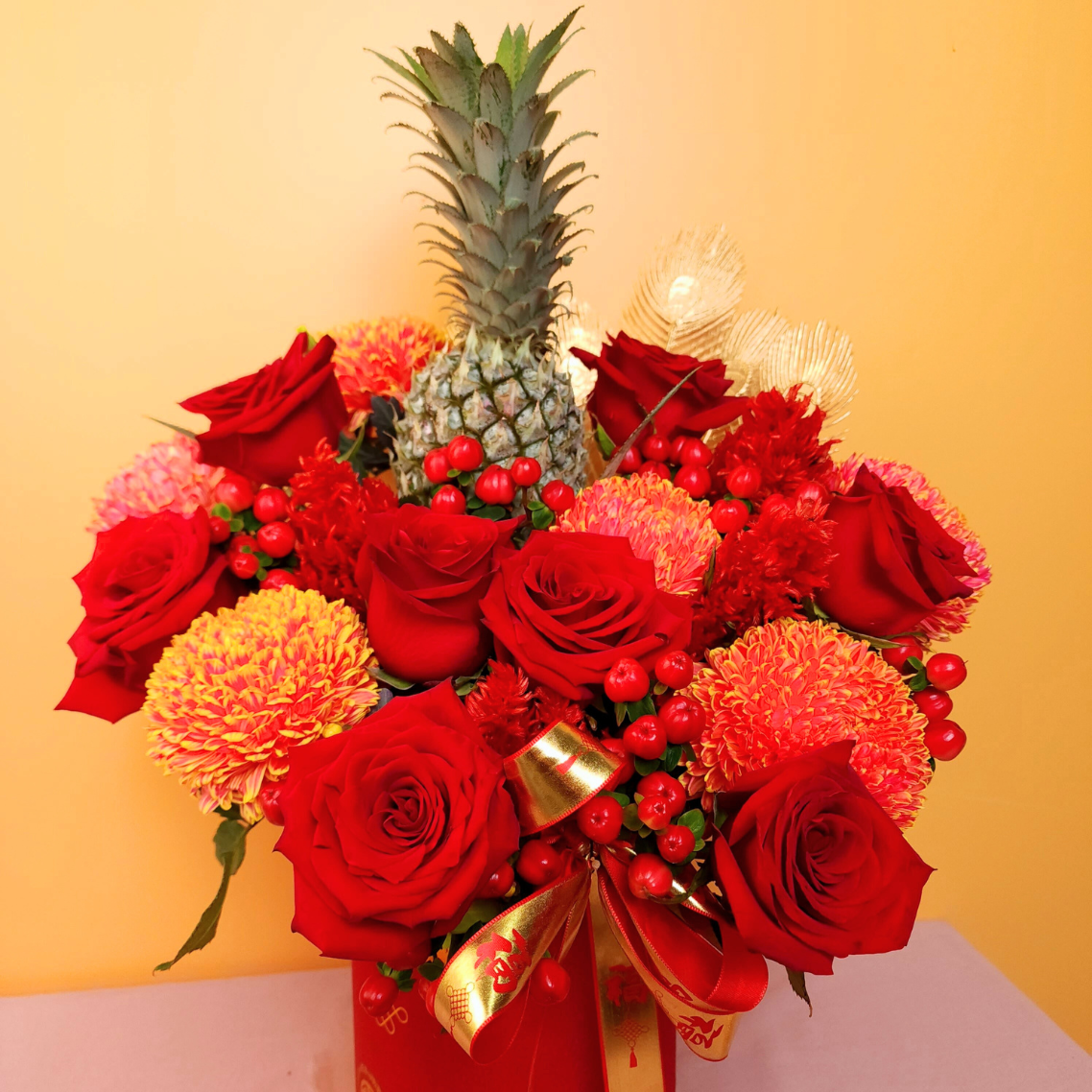 Joyful Luck - CNY Table Flower