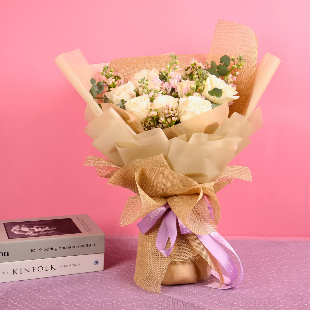 Limitless Light (9 Roses) - Flower Bouquet