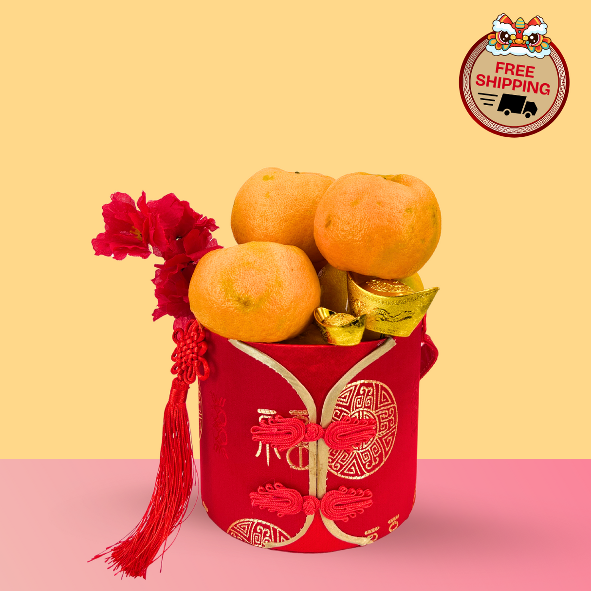 Harmony and Wealth (8 Oranges) - Orange CNY Hamper