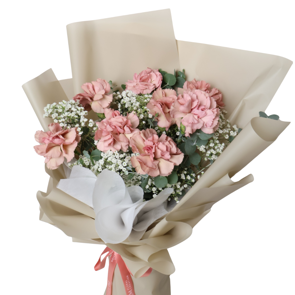 Love Glamour (8 Carnation) - Flower Bouquet