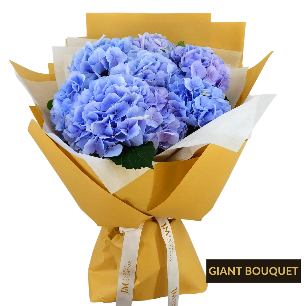 luisa Blue Hydrangeas Giant Bouquet Birthday Flower Bouquet Singapore