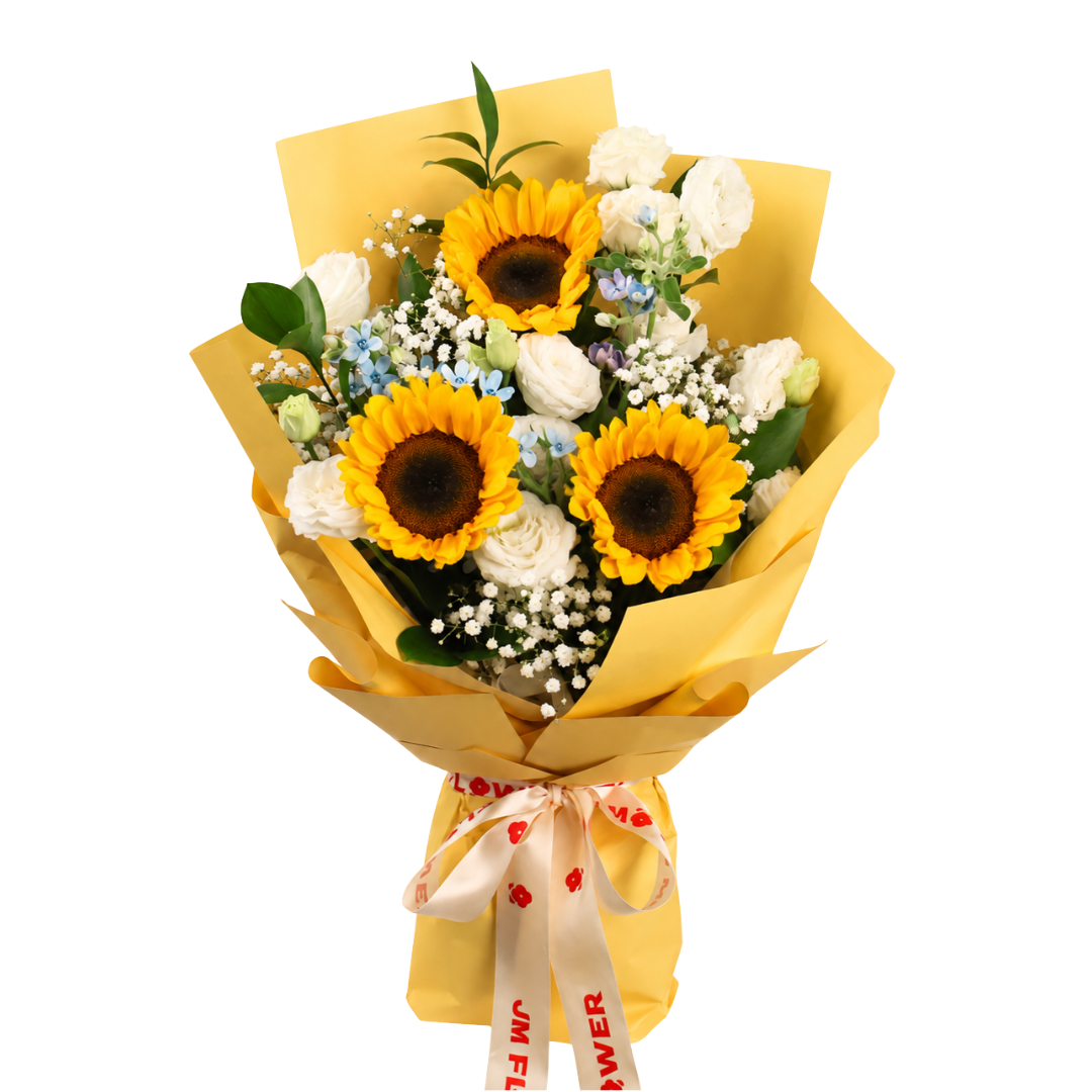 Maeve (3 Sunflowers) - Flower Bouquet