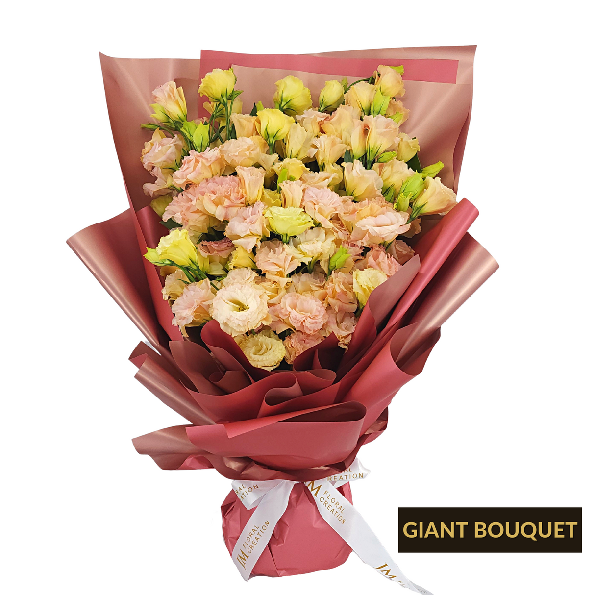 monica Eustoma Giant Bouquet Birthday Flower Bouquet Singapore