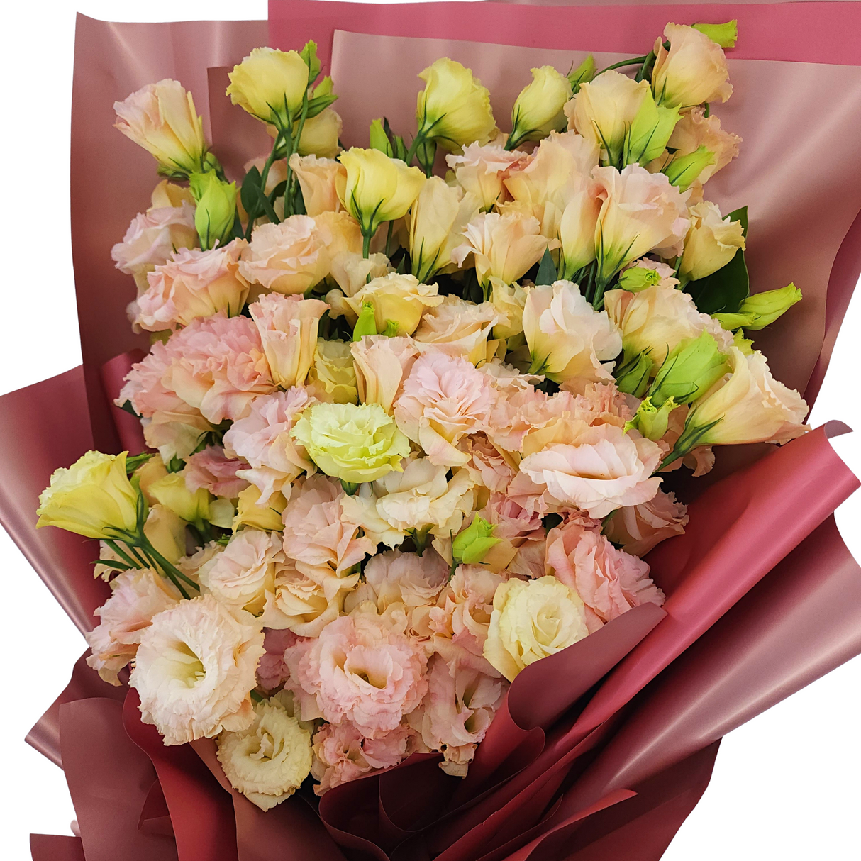 monica Eustoma Giant Bouquet Birthday Flower Bouquet Singapore