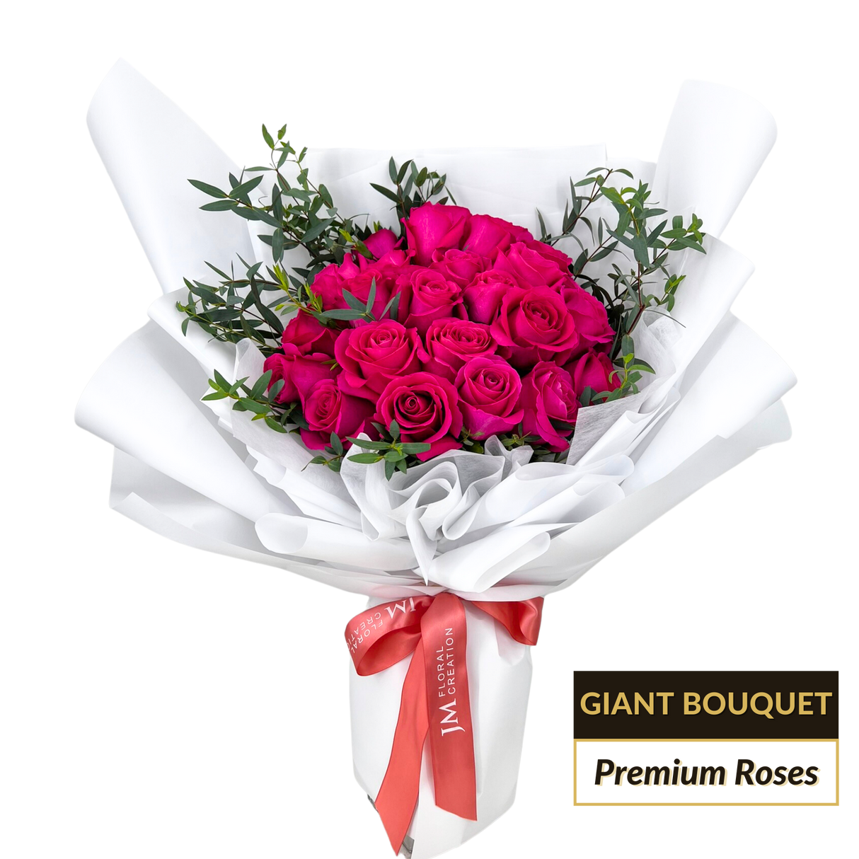 Felicity (25 Premium Roses) - Valentine Giant Bouquet