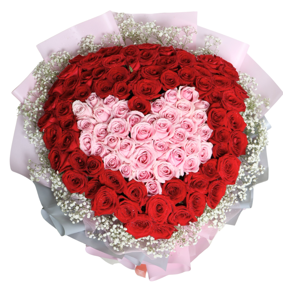 Devoted Desire (99 Roses) - Flower Bouquet