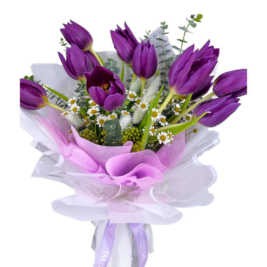 Paisley (10 Tulip) - Flower Bouquet