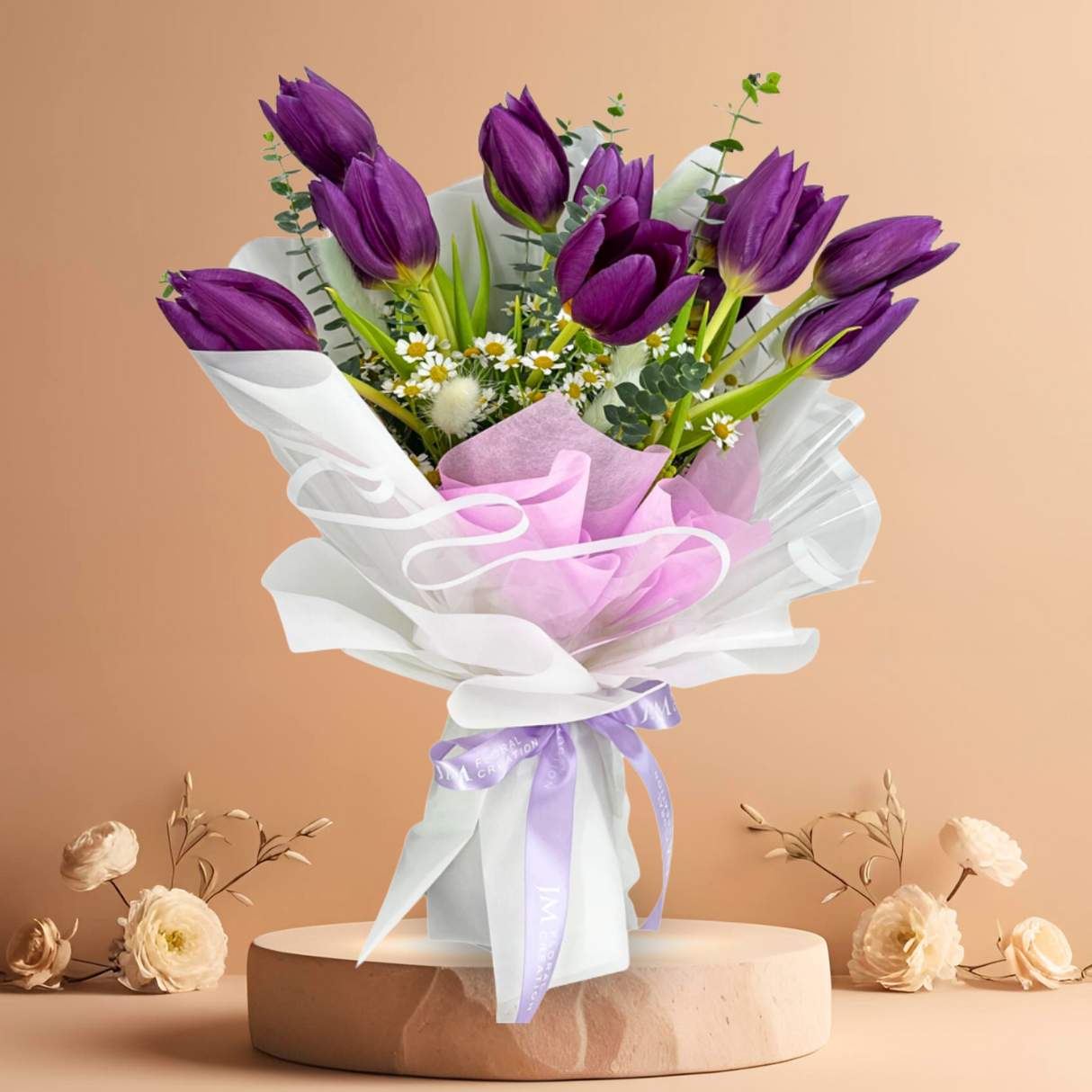 Paisley (10 Tulip) - Mother's Day Bouquet