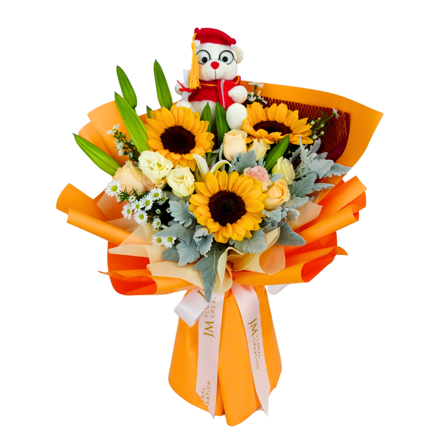 Bonsai tree in flowerpot with Chinese sweet plum.