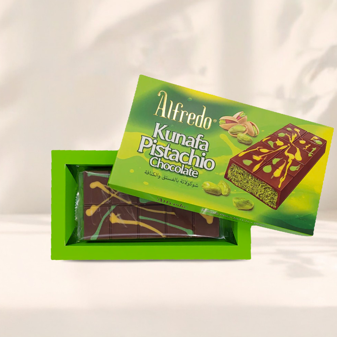 Alfredo Kunafa Pistachio Chocolate 100g (Halal)