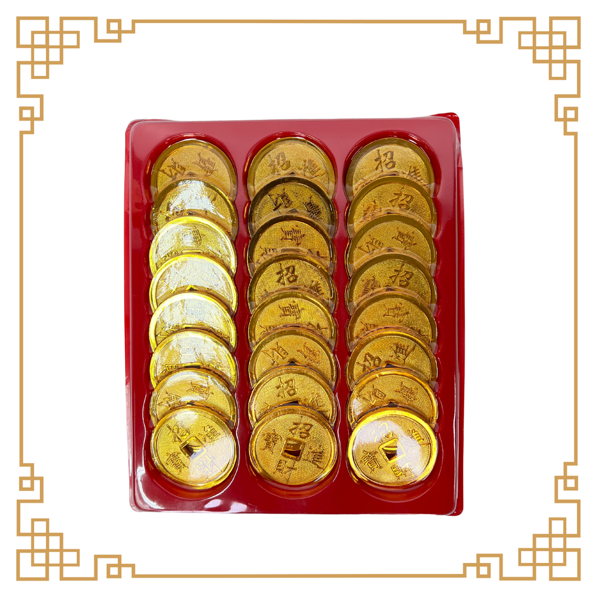 Plastic Coin 4.5cm (24P)