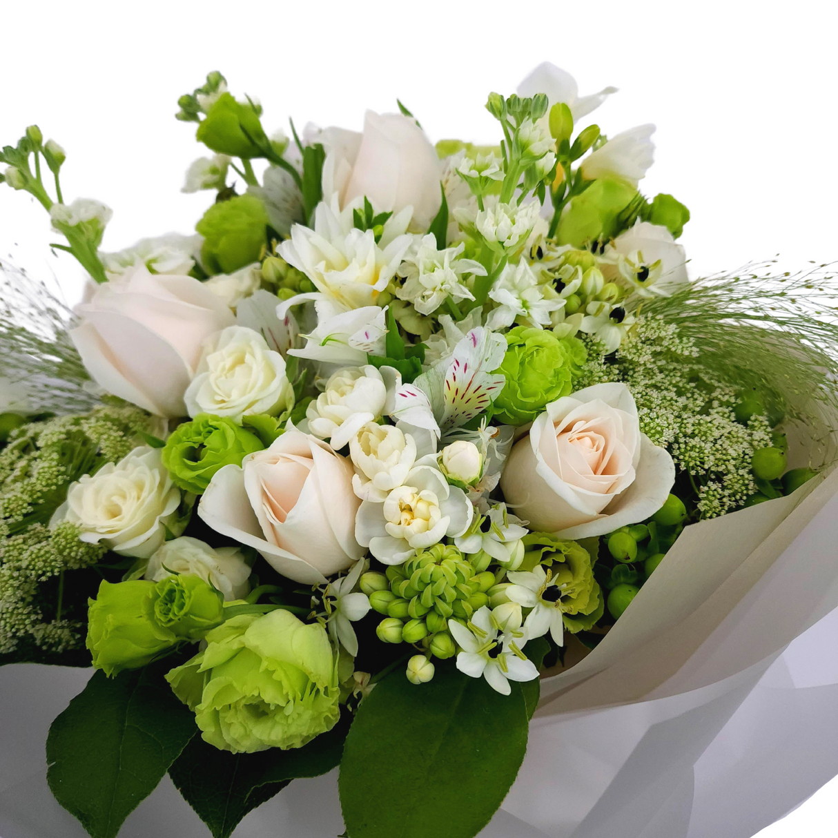 porcelain Carnations and Roses Birthday Flower Bouquet Singapore