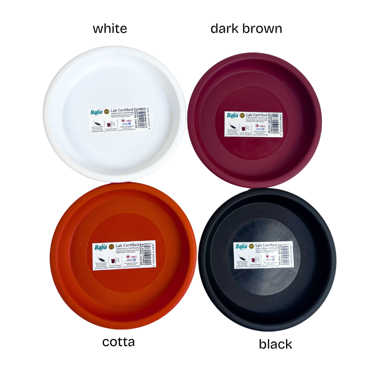 Baba Saucer (10cm to 52cm)