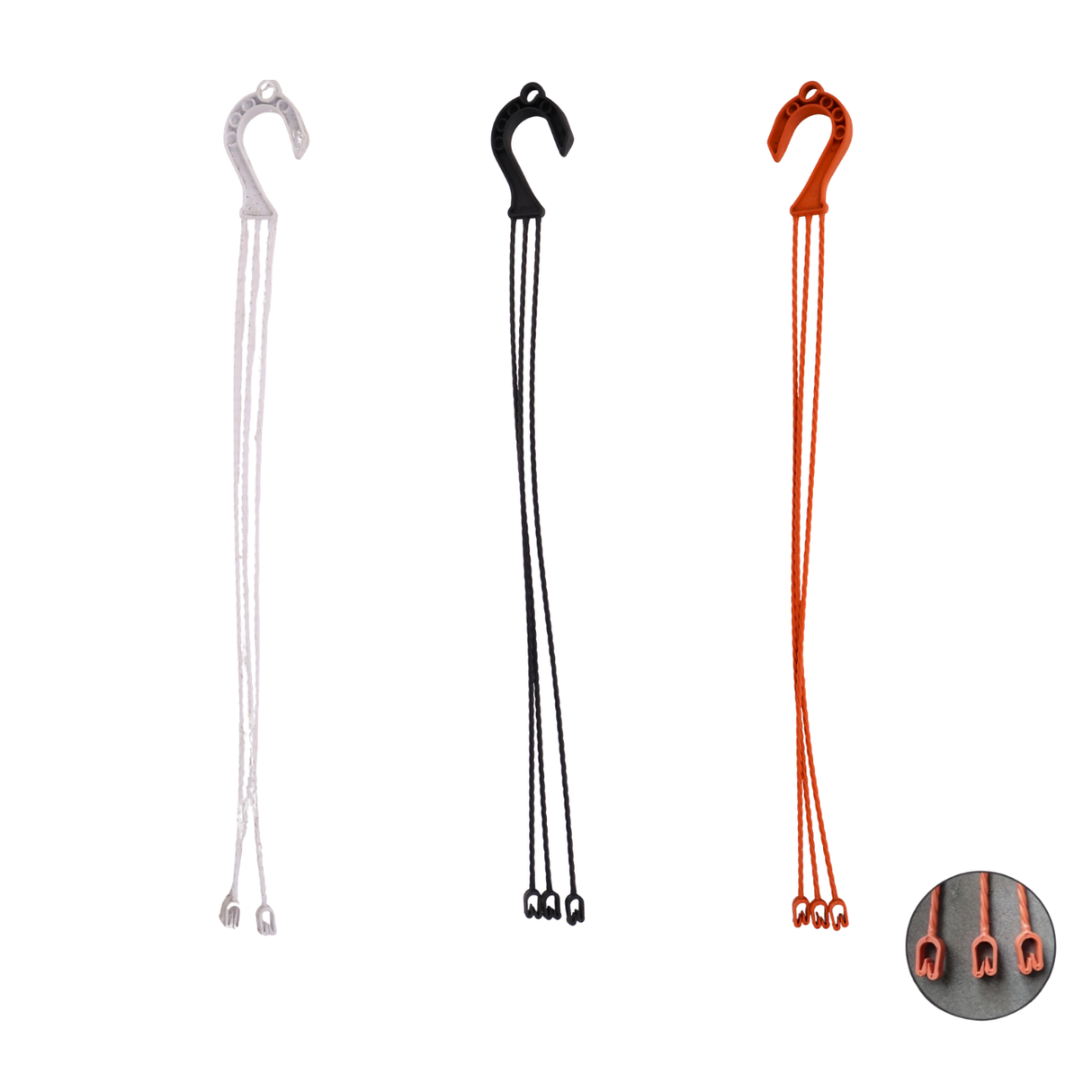 Plastic Pot Hanger with Hook - 45cm