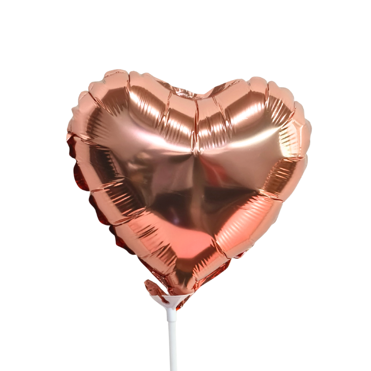 Heart Rose Gold Balloon