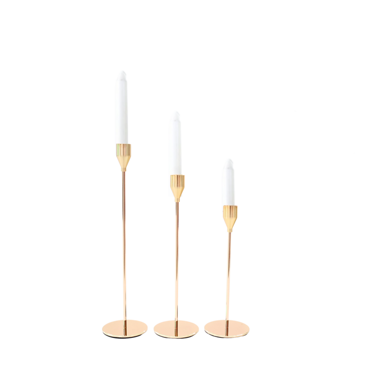 Gold Candlestick Holders
