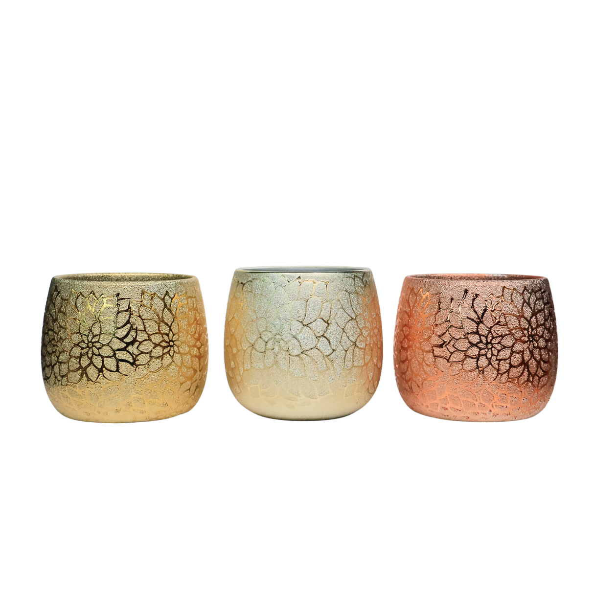 Floral Mandala Round Ceramic Pot