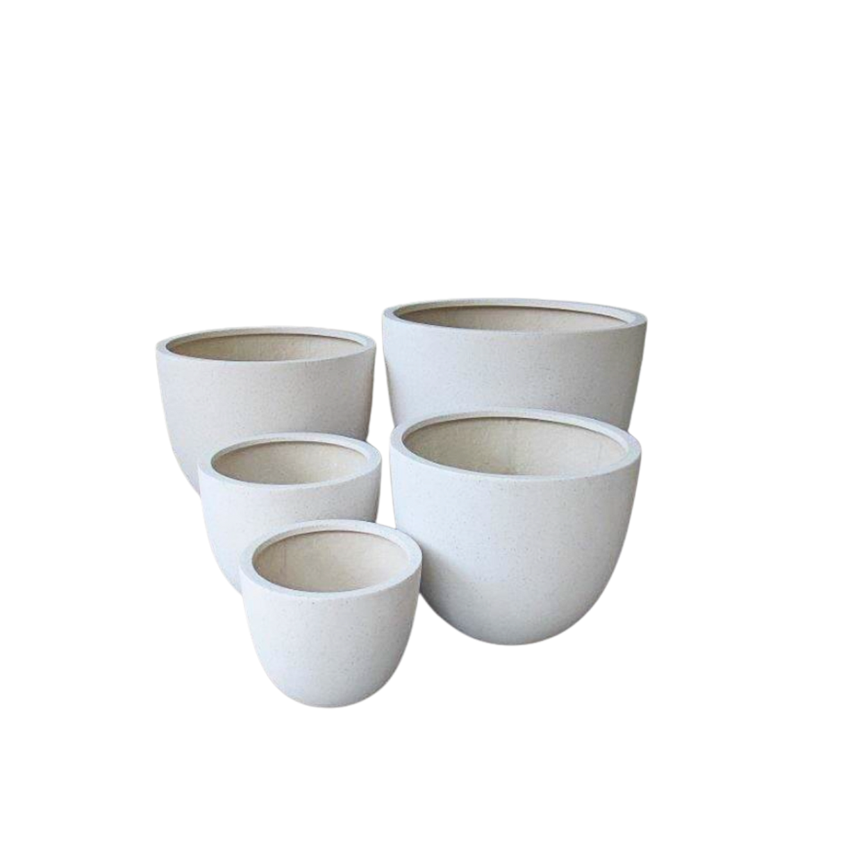 Curved Bowl Terrazzo Pot