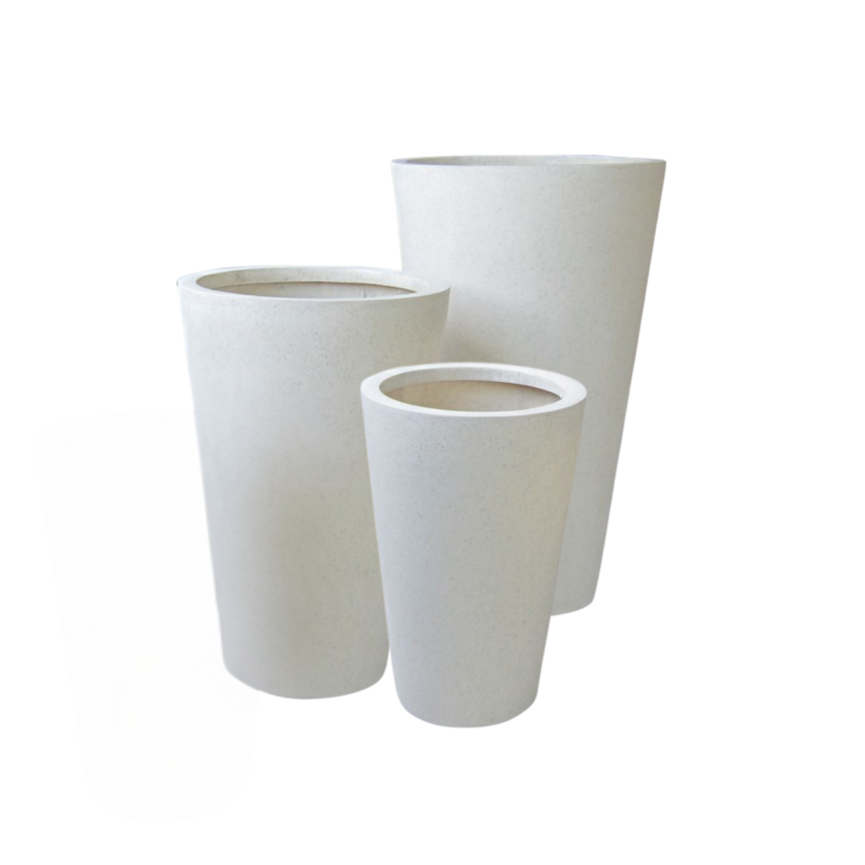 Tapered Cylindrical Terrazzo Pot