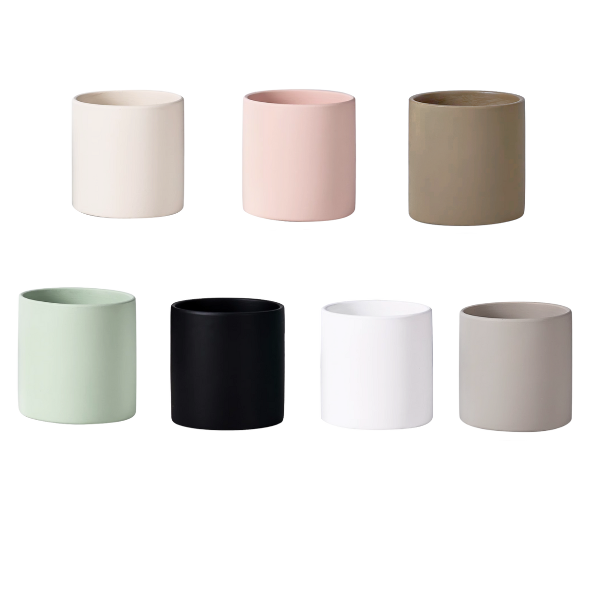 Plastic cylinder tableware.