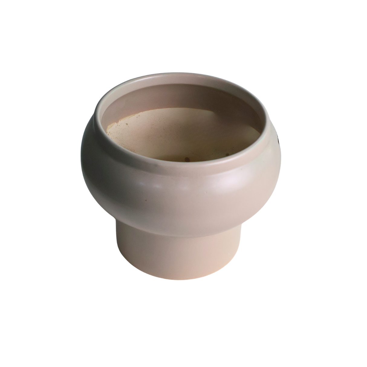 Curve Bulb Ceramic Pot