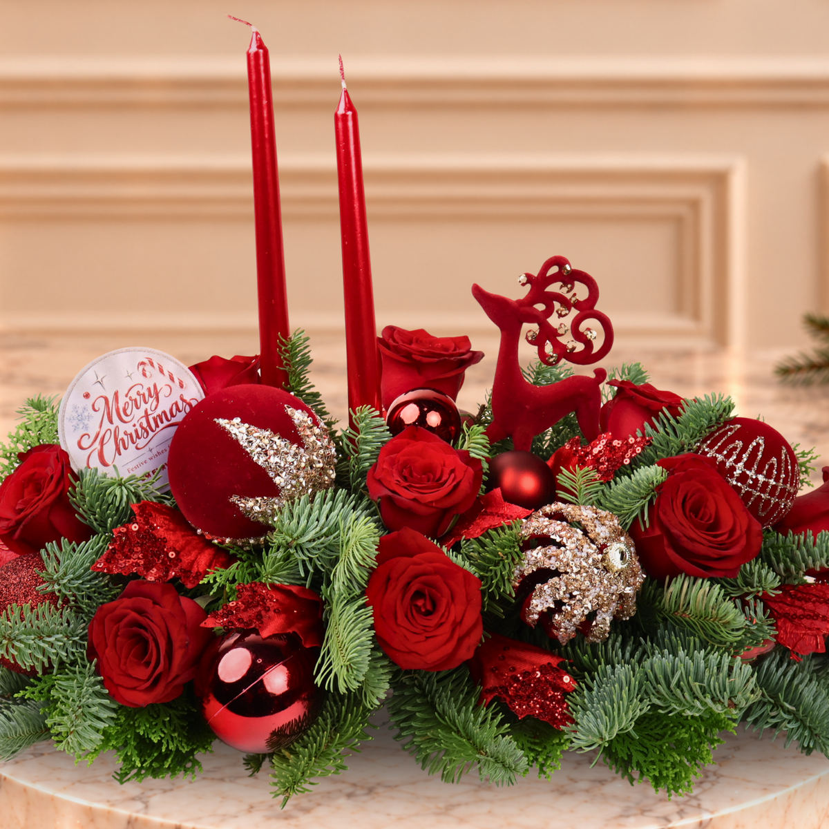 Reindeer Royale - Christmas Arrangement