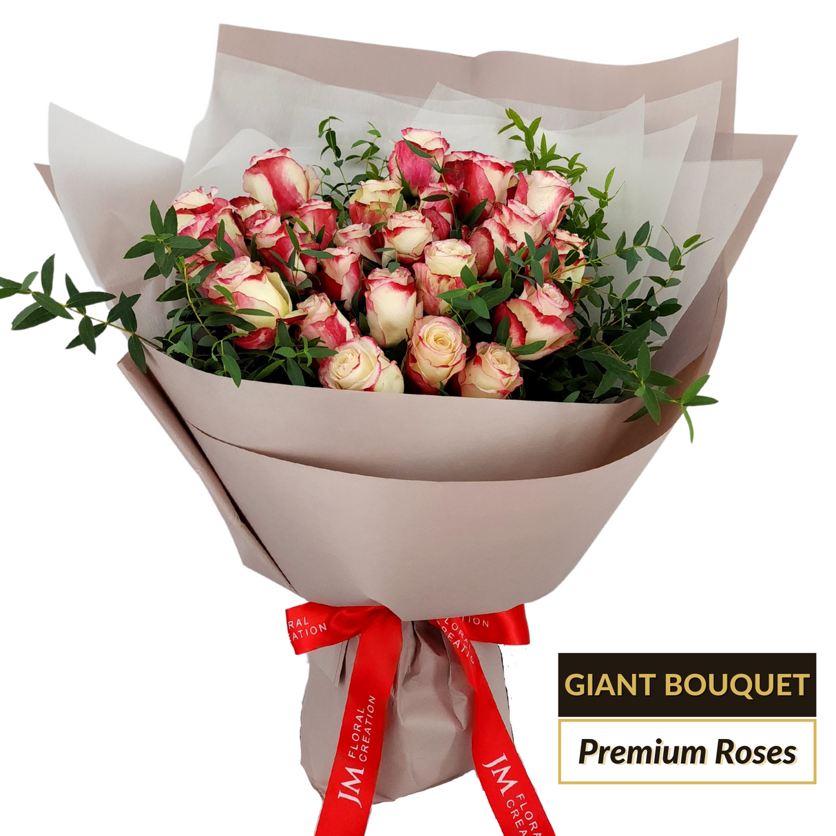 savannah Premium Roses Giant Bouquet Birthday Flower Bouquet Singapore