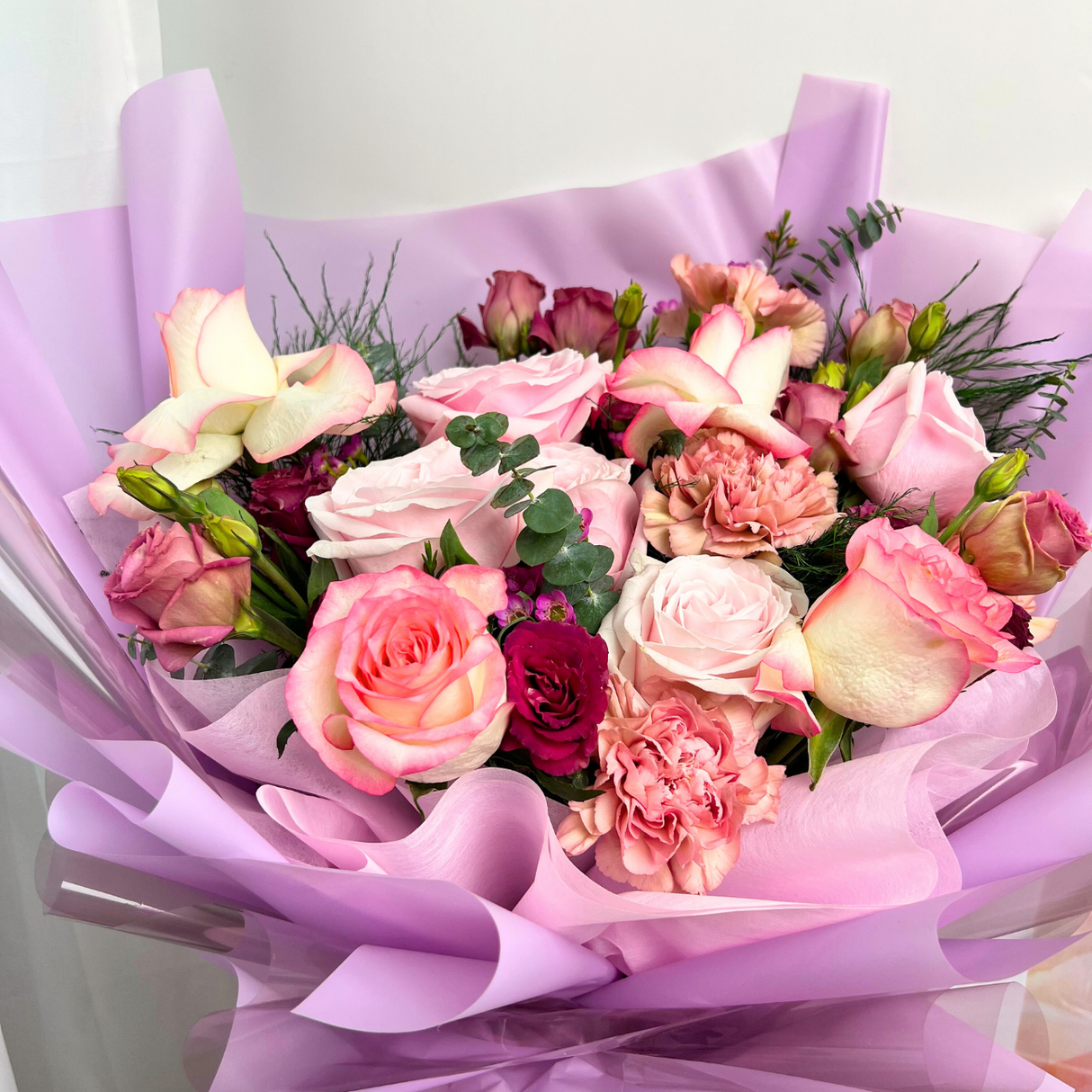 Softest Charm (9 Roses) - Flower Bouquet