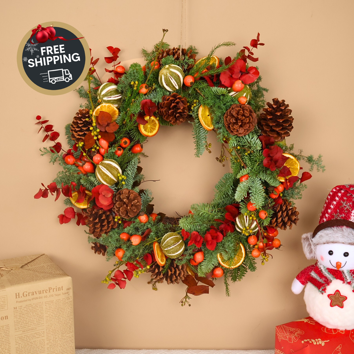 Spiced Orchard - Christmas Nobilis Wreath