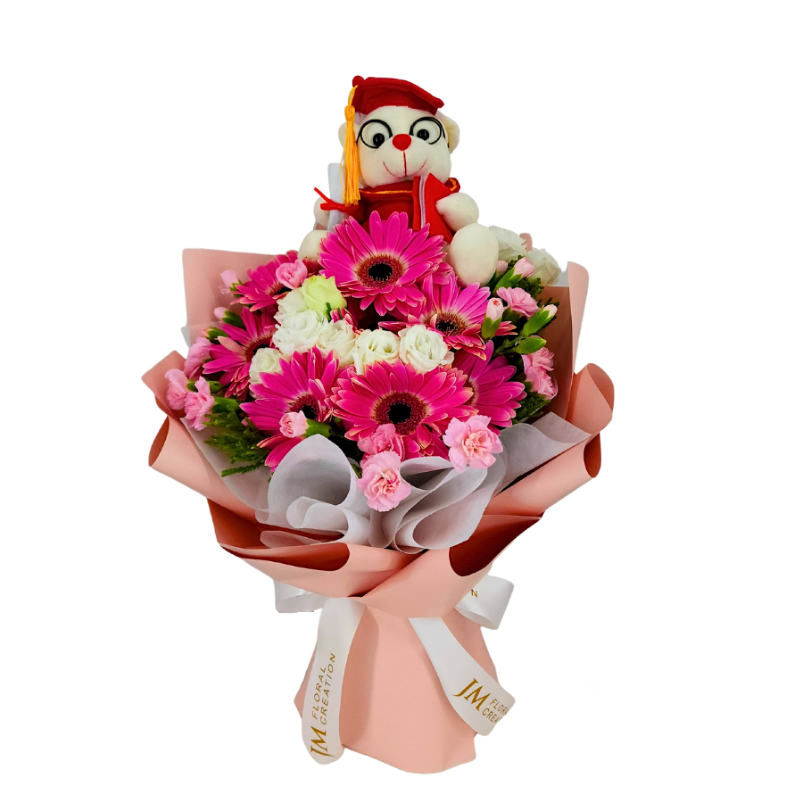 Success Blooms (8 Gerberas) - Flower Bouquet