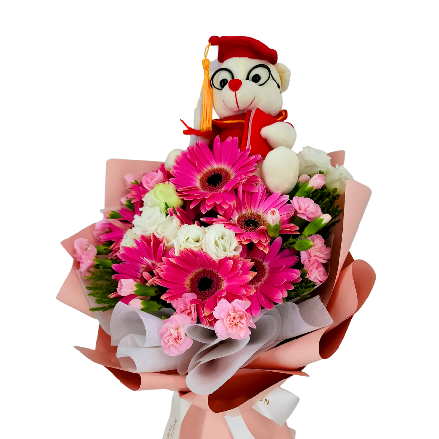 Success Blooms (8 Gerberas) - Flower Bouquet