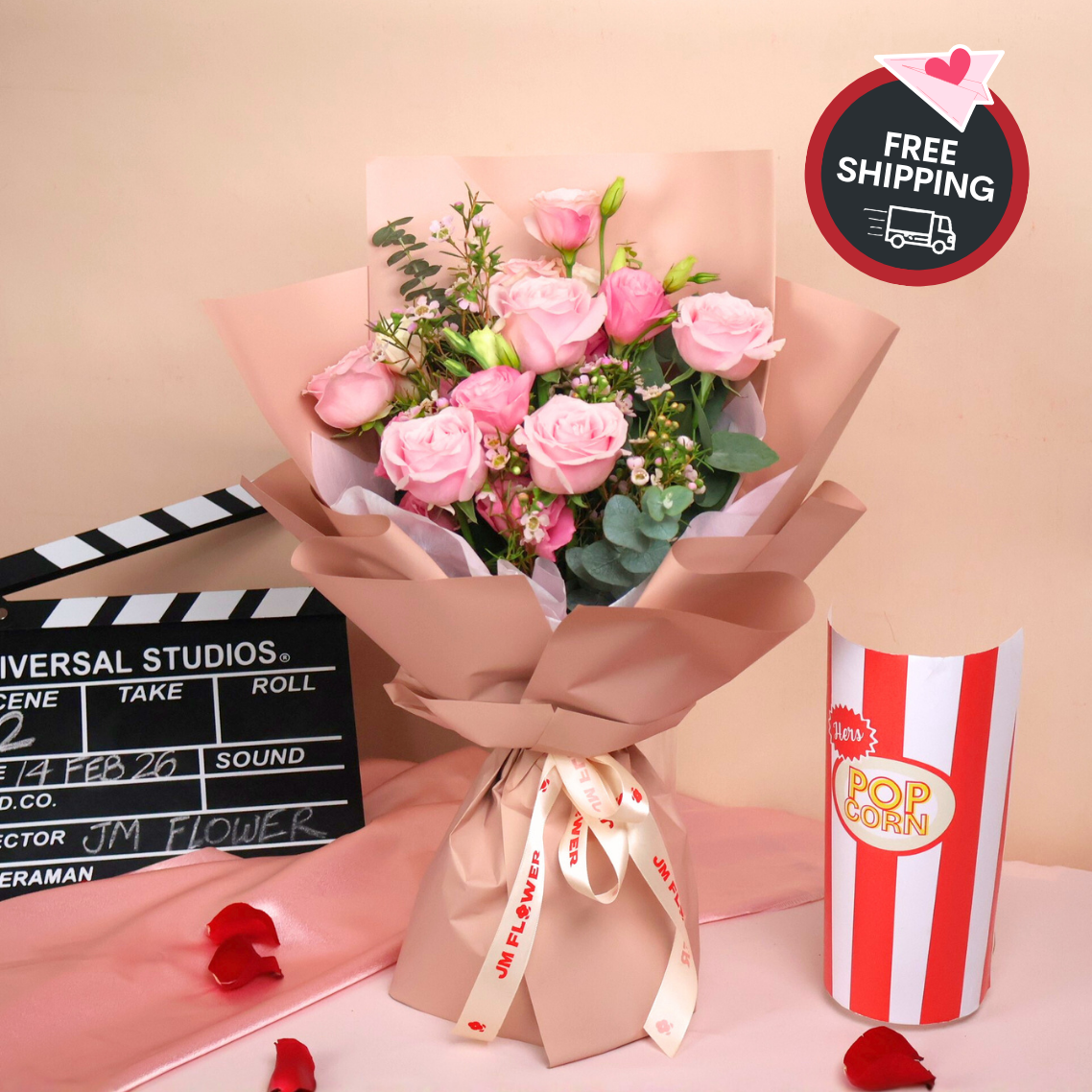 Sweet Temptation (6 Roses) - Valentine Flower Bouquet