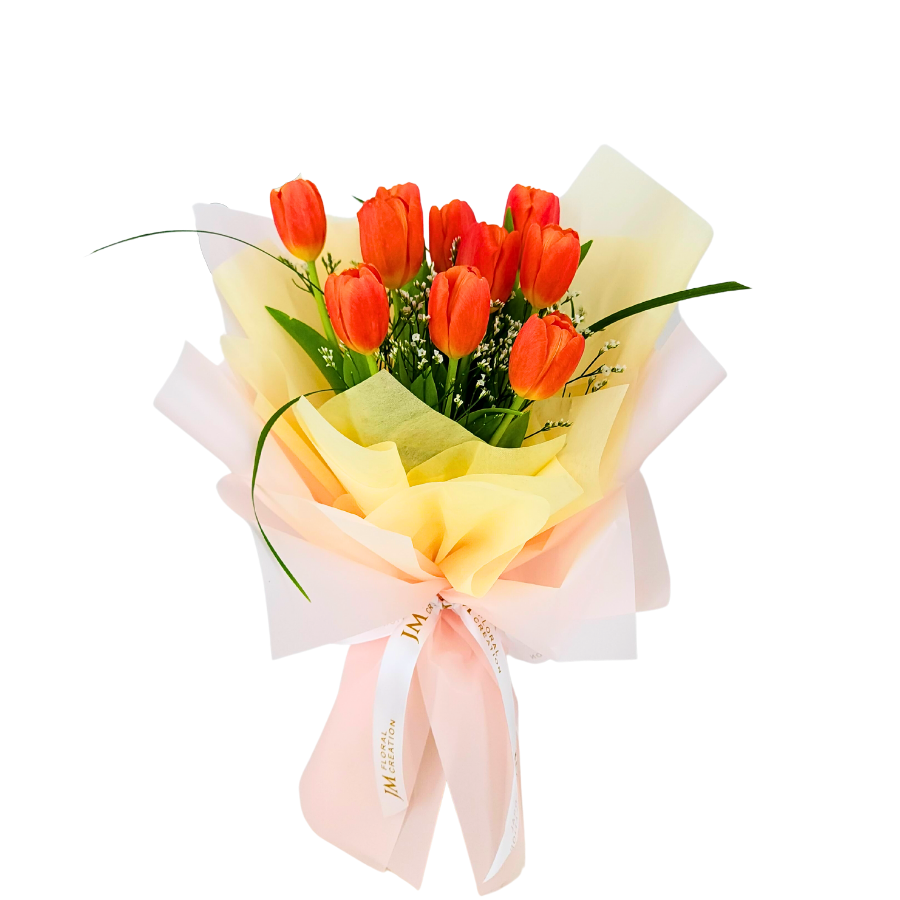 Tindra (10 Tulip) - Flower Bouquet