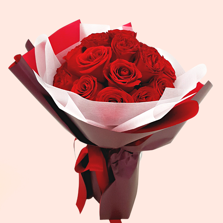 destiny-red-bouquet Red Roses Flower Bouquet Singapore