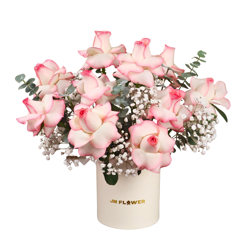 Vera (10 Roses) - Reflexed Rose Flower Box