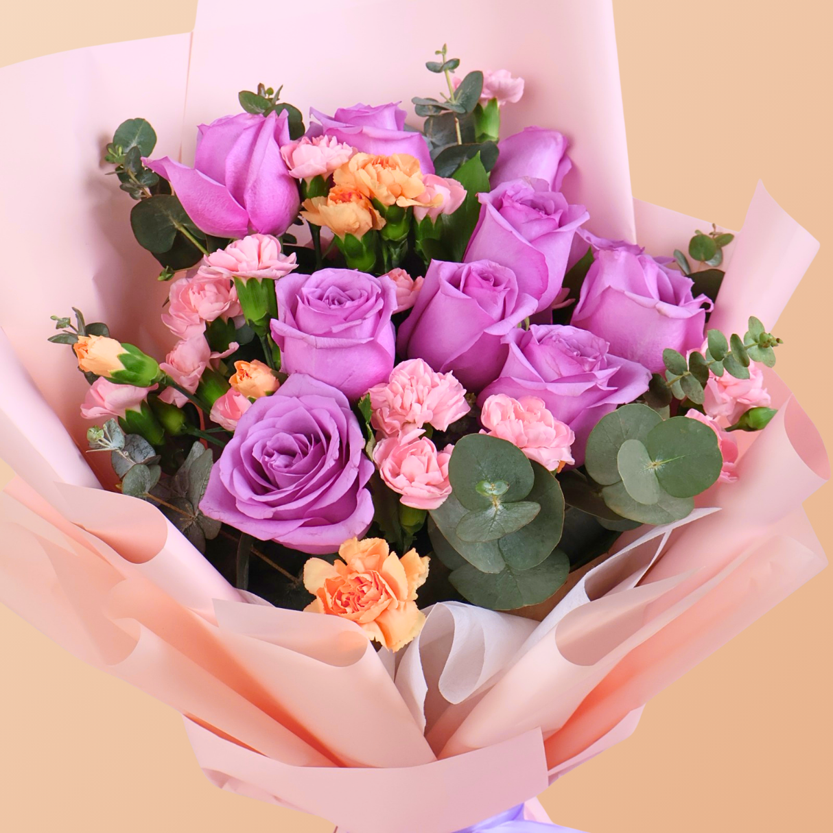 Violet Whisper (10 Roses)