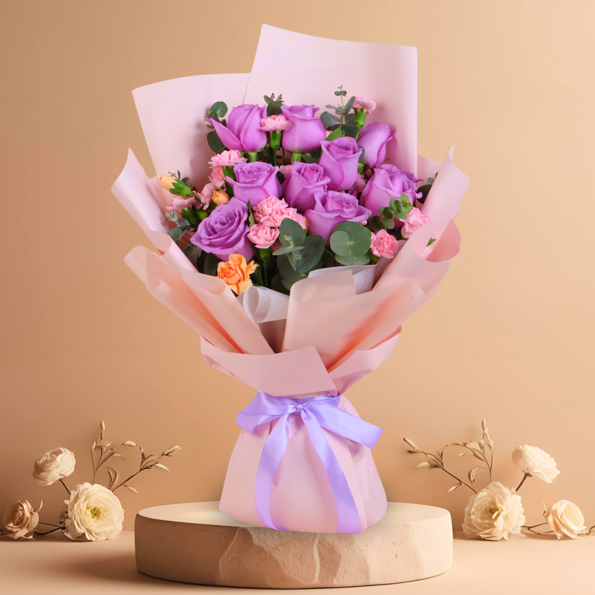 Violet Whisper (10 Roses)