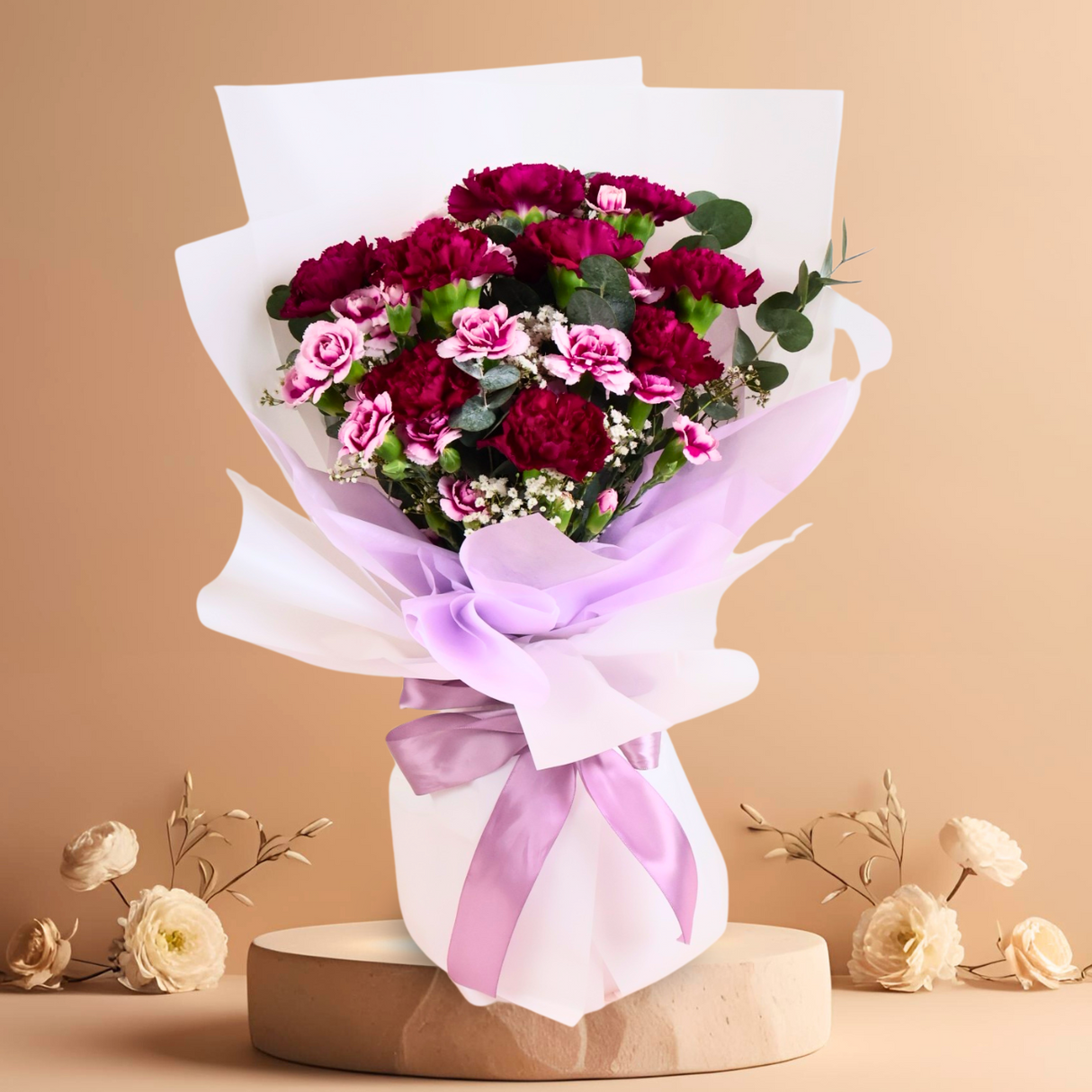 Warm Hugs (10 Carnations)