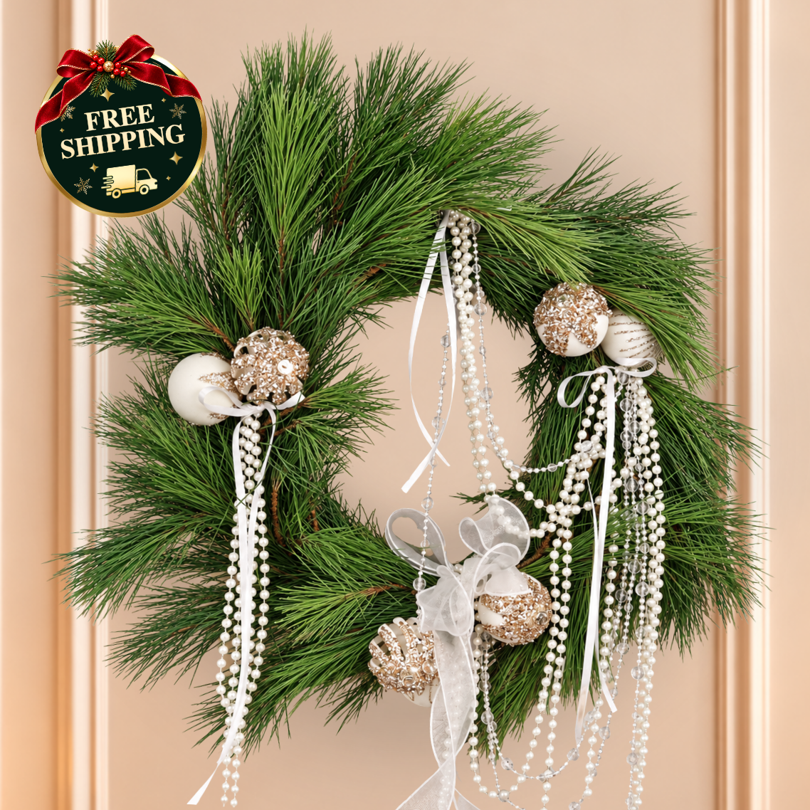 Winter Lace - Christmas Wreath