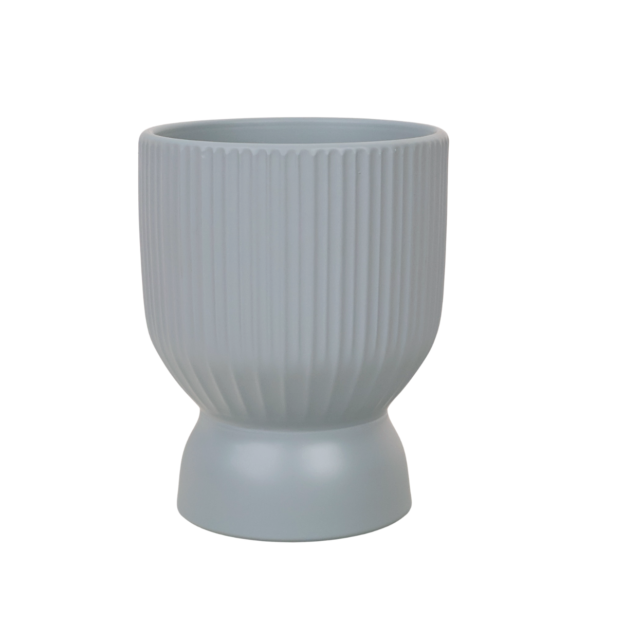 Grey Stand Ceramic Pot