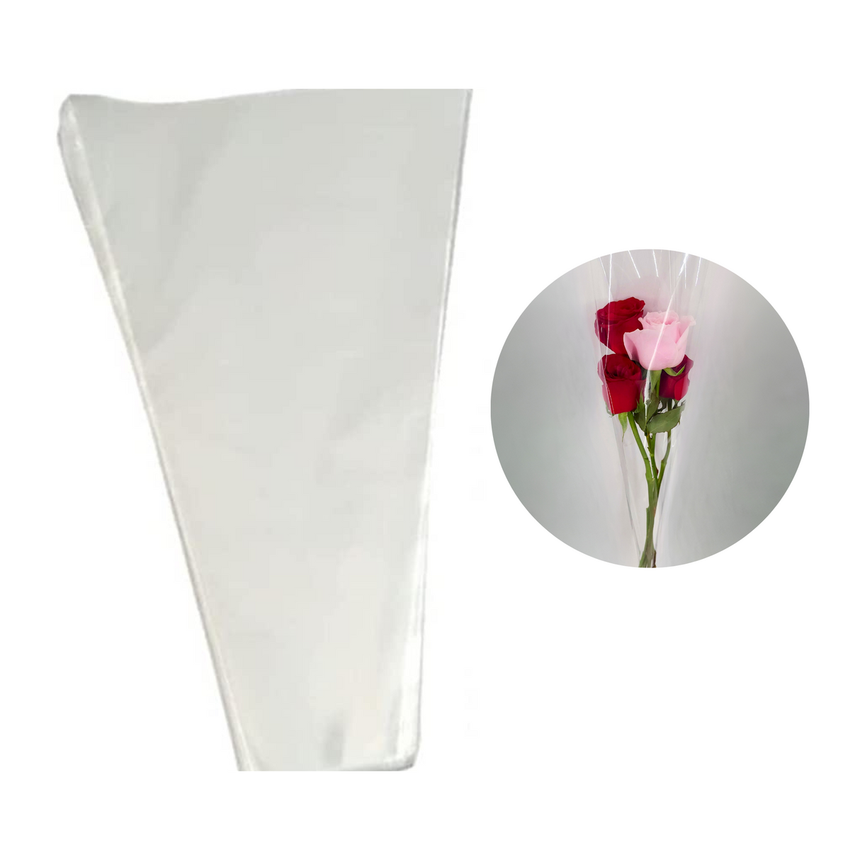 Transparent Flower Sleeve