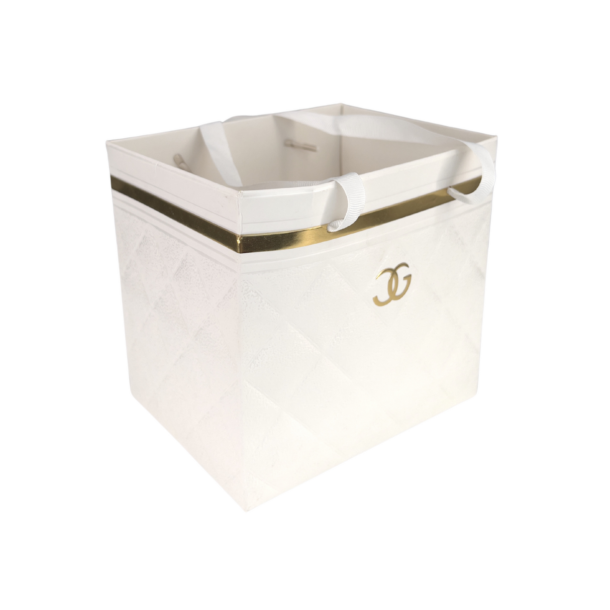 Hand Bag 15*16*12- White