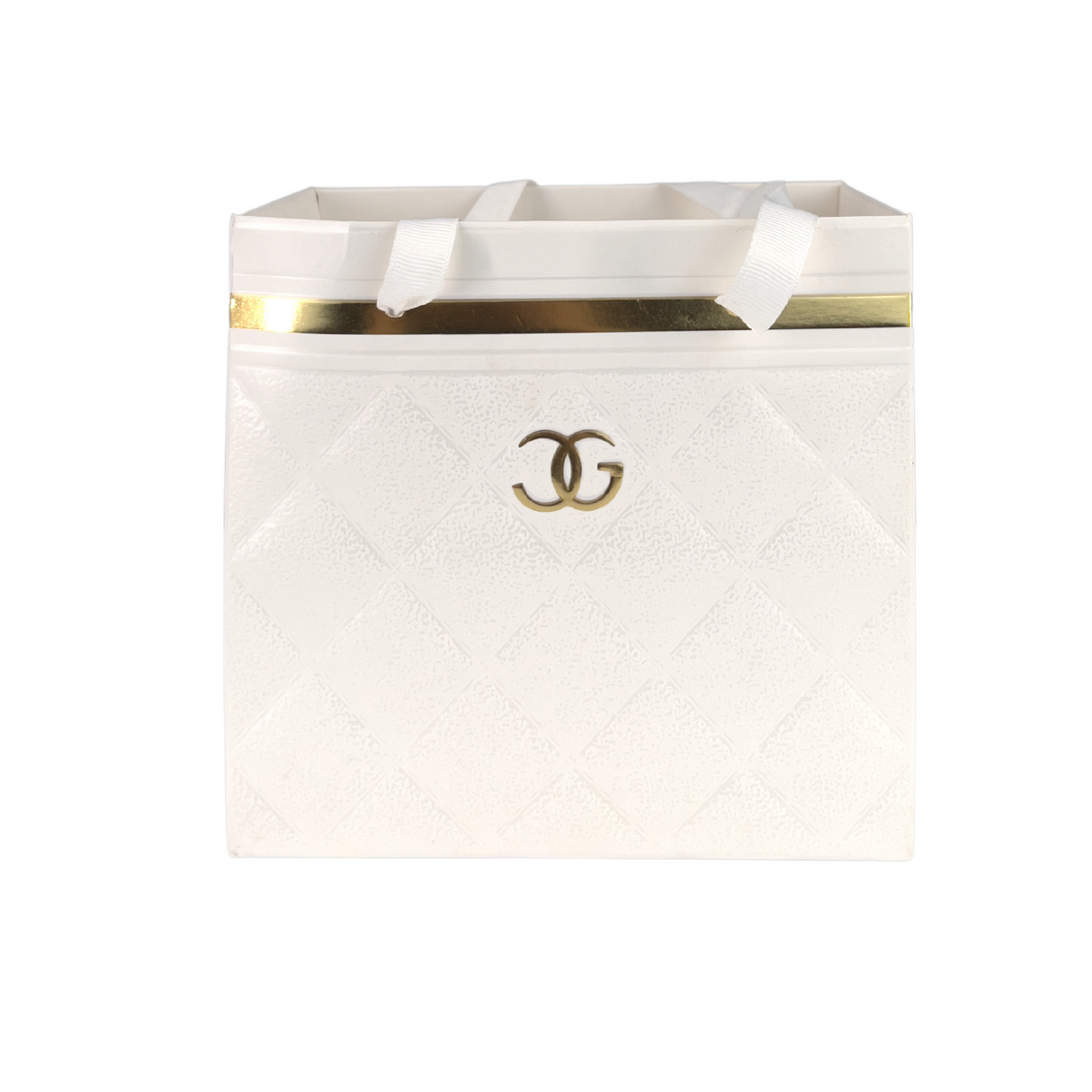 Hand Bag 15*16*12- White