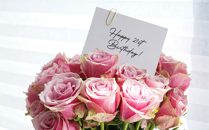 21st birthday flowers