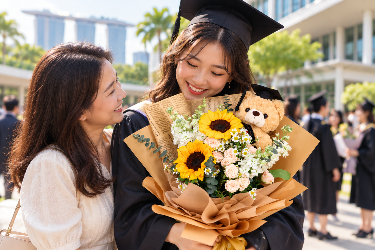 Before or After the Ceremony? When to Give Graduation Flowers