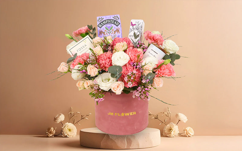 JM Flower and chocolate Christmas gift bundle