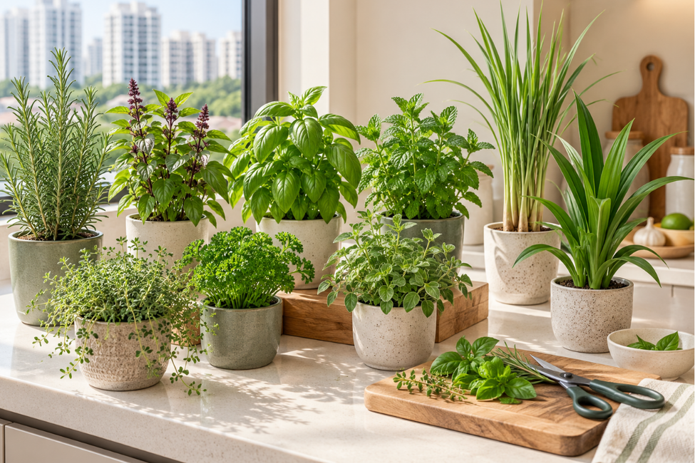Grow What You Cook:Best Herb Plants for SG Homes