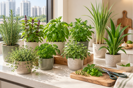 Grow What You Cook:Best Herb Plants for SG Homes